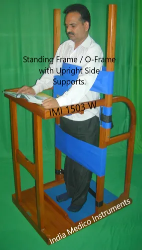 standing frame wooden with shoulder support